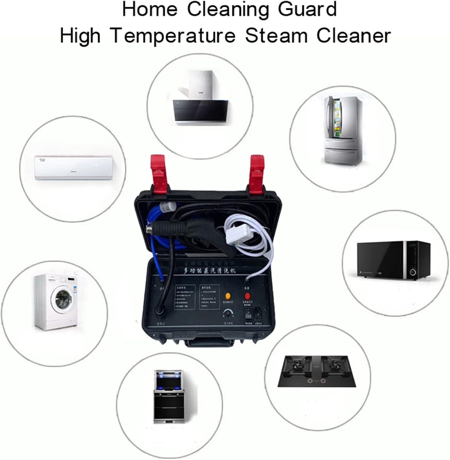 Lifyn2 Steam Cleaning Multifunctional Steam Cleaner High Temperature and High Pressure Air Conditioning Range Hood Car Cleaning Tool