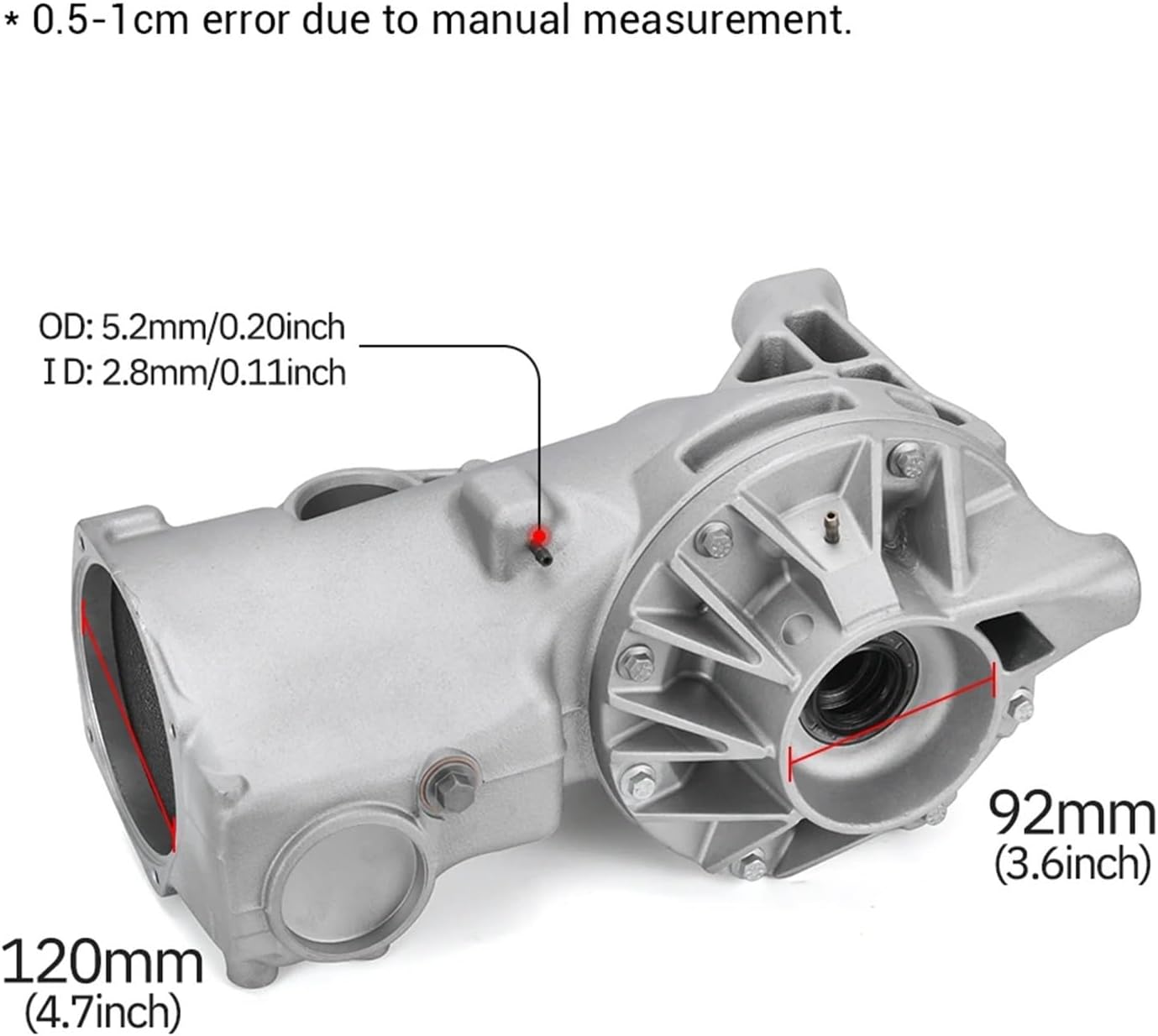 Rear Differential LR031377 Compatible For Land Rover LR2 08-15 Range Rover Evoque 12-15