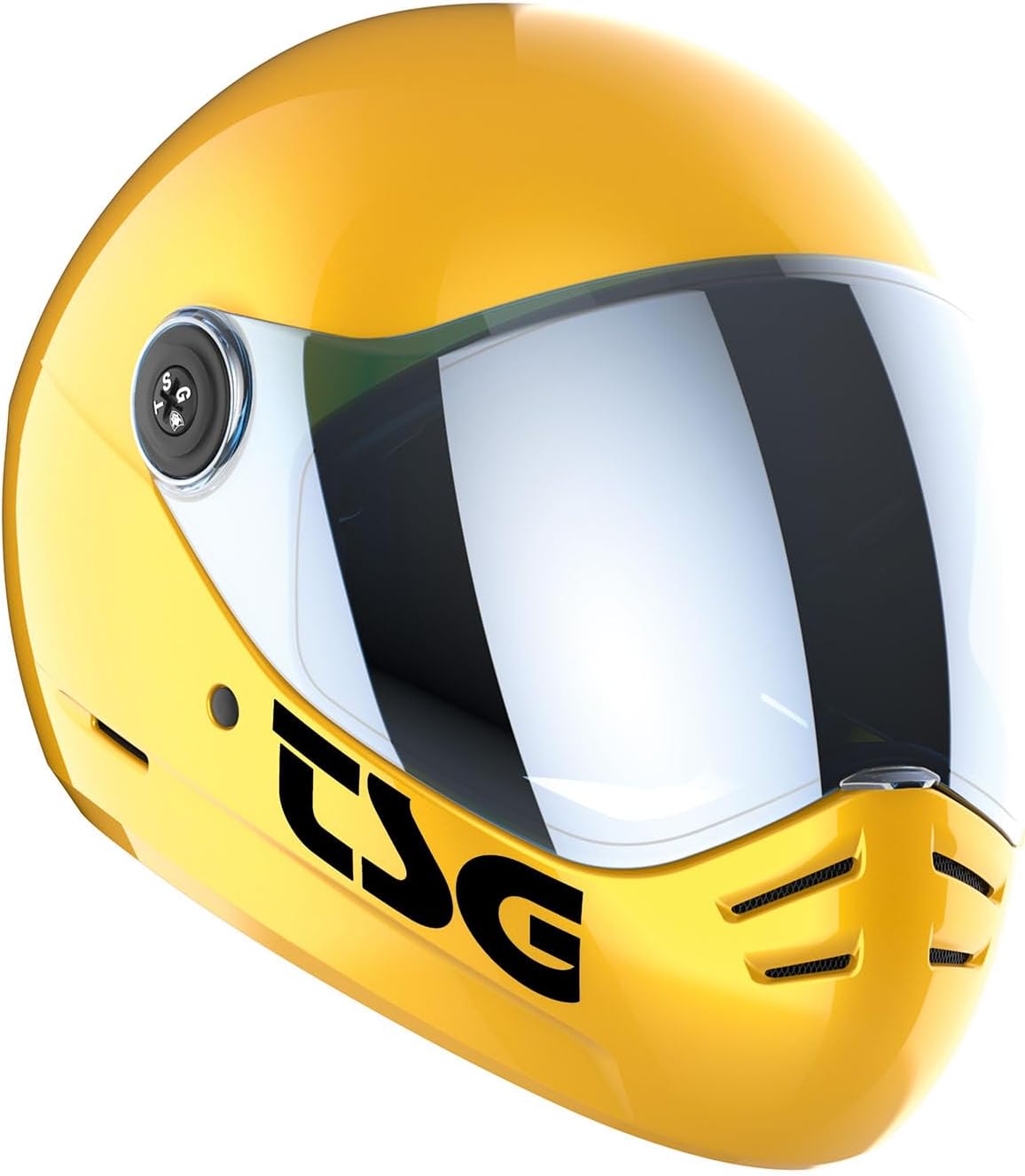 TSG - Pass 2.0 Full-face Premium Helmet w/Two Visors | Downhill Skateboarding, E-Skating, E-Onewheeling, Longboarding | Nose Ports, Air Flow Channels, Ear Slots, Adjustable Cheek Pads | ABS Hardshell