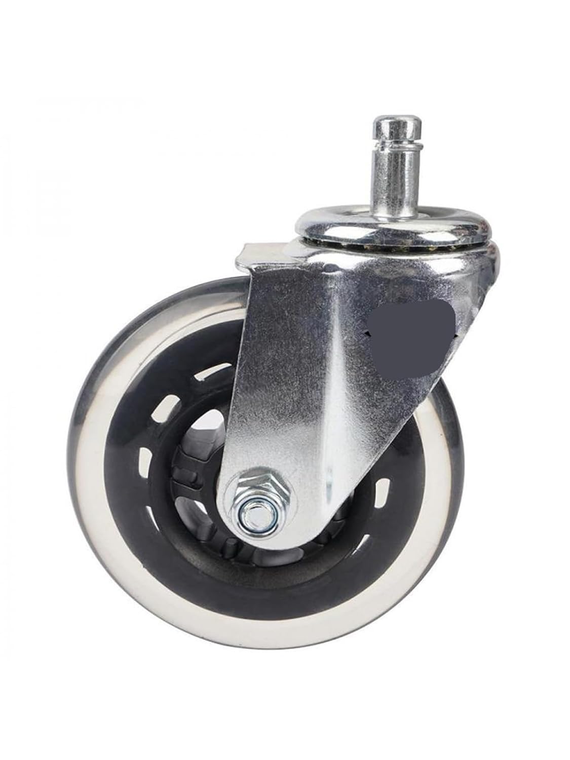 5Pcs 4 Inch Pu Iron Line Circlip M11 Galvanized Roller Skating Wheel Entertainment Equipment Scooter Twist