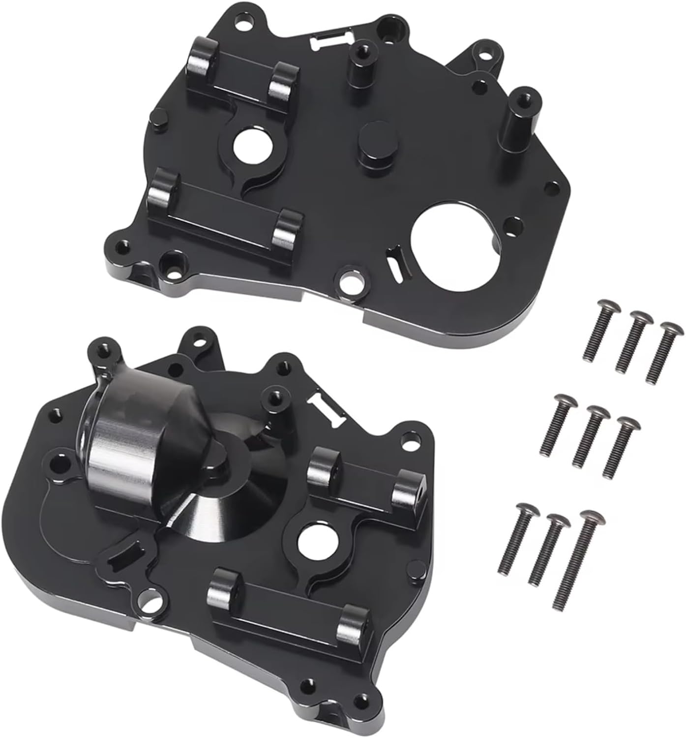 RC Gearboxes For Tamiya For Hotshot II 1/10 For Racing Aluminum Rear Transmission Housing Upgrades Parts Accessories RC Car