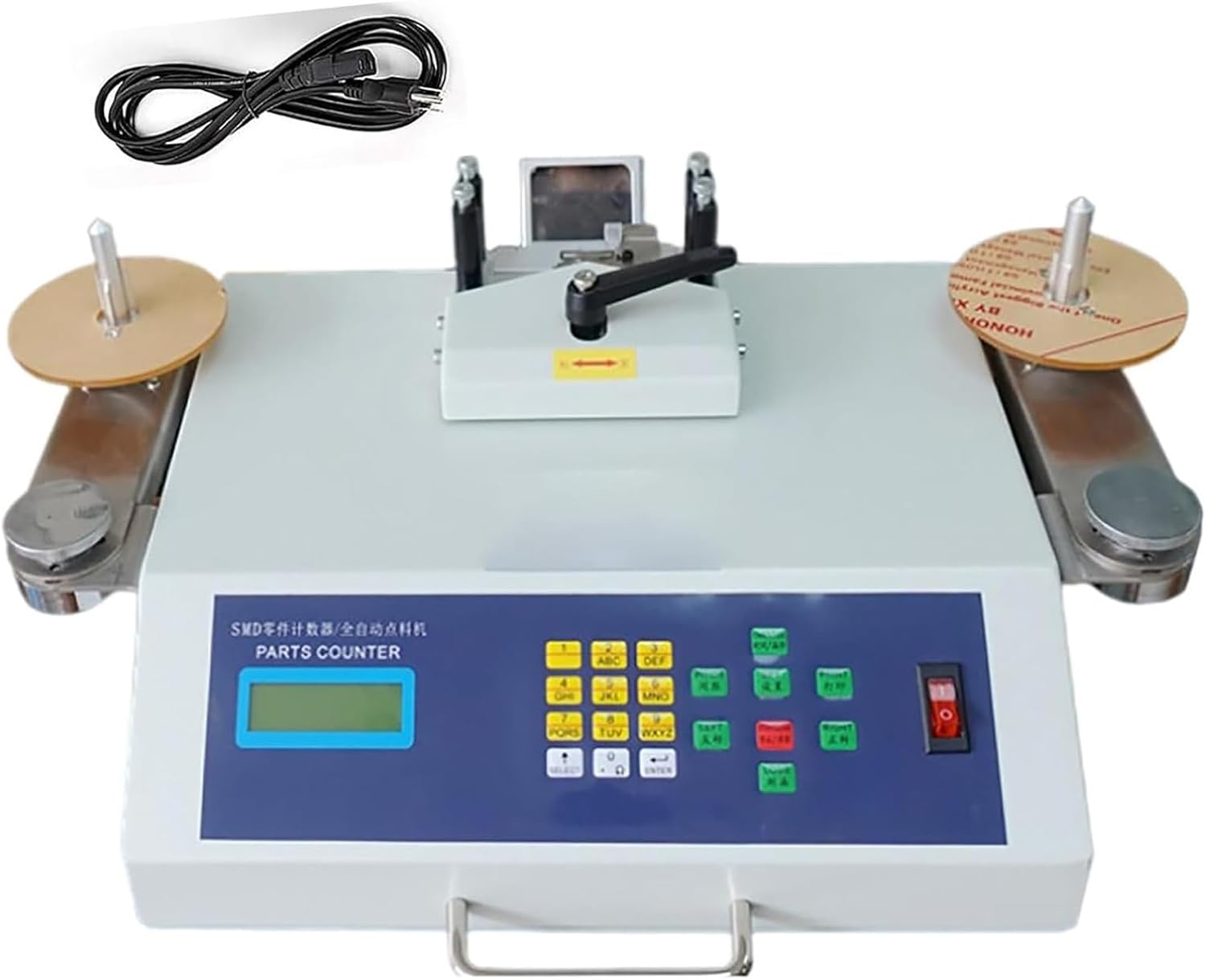 SMD Components Counter,Reel Parts Counter,Commercial SMT Parts Components Counting Device with LCD Display + Leakage Detection for SMT Machines for Precision Mechanical Parts Processing