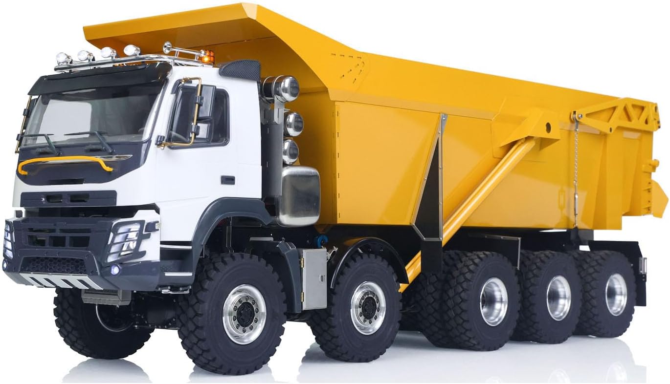 TOUCAN RC HOBBY 1/14 219 3Speed RTR RC Hydraulic Dumper Metal Radio Controlled Truck 10X10 10X6 RC Tipper Differential Locks Sound Battery