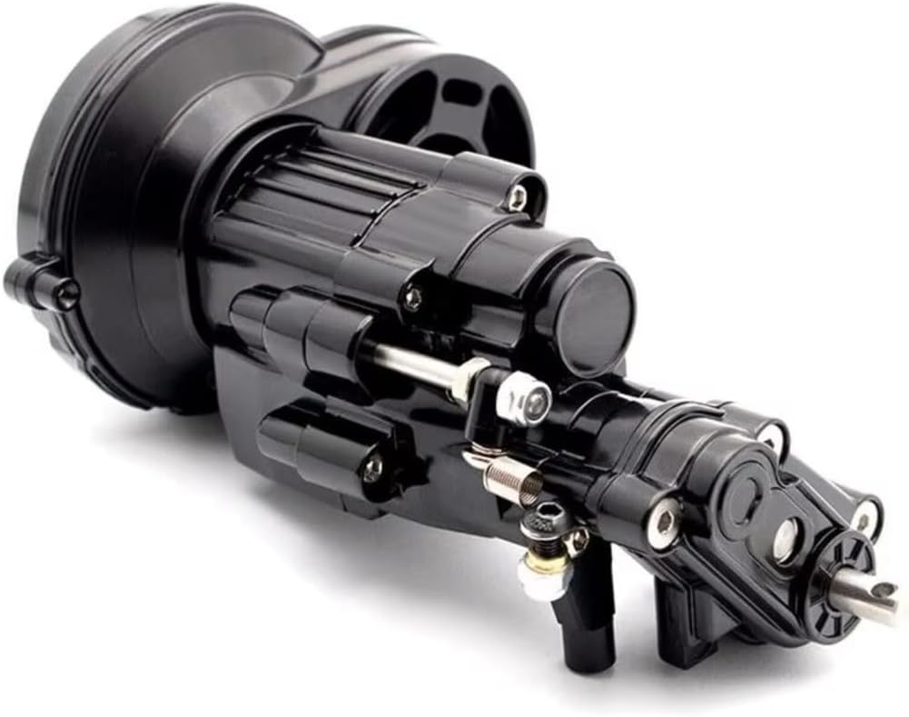 RC Car Parts Compatible with Axial for SCX10 II 90046 90047 1/10 RC Crawler Car Upgrade Parts Aluminum Transmission Complete Gearbox