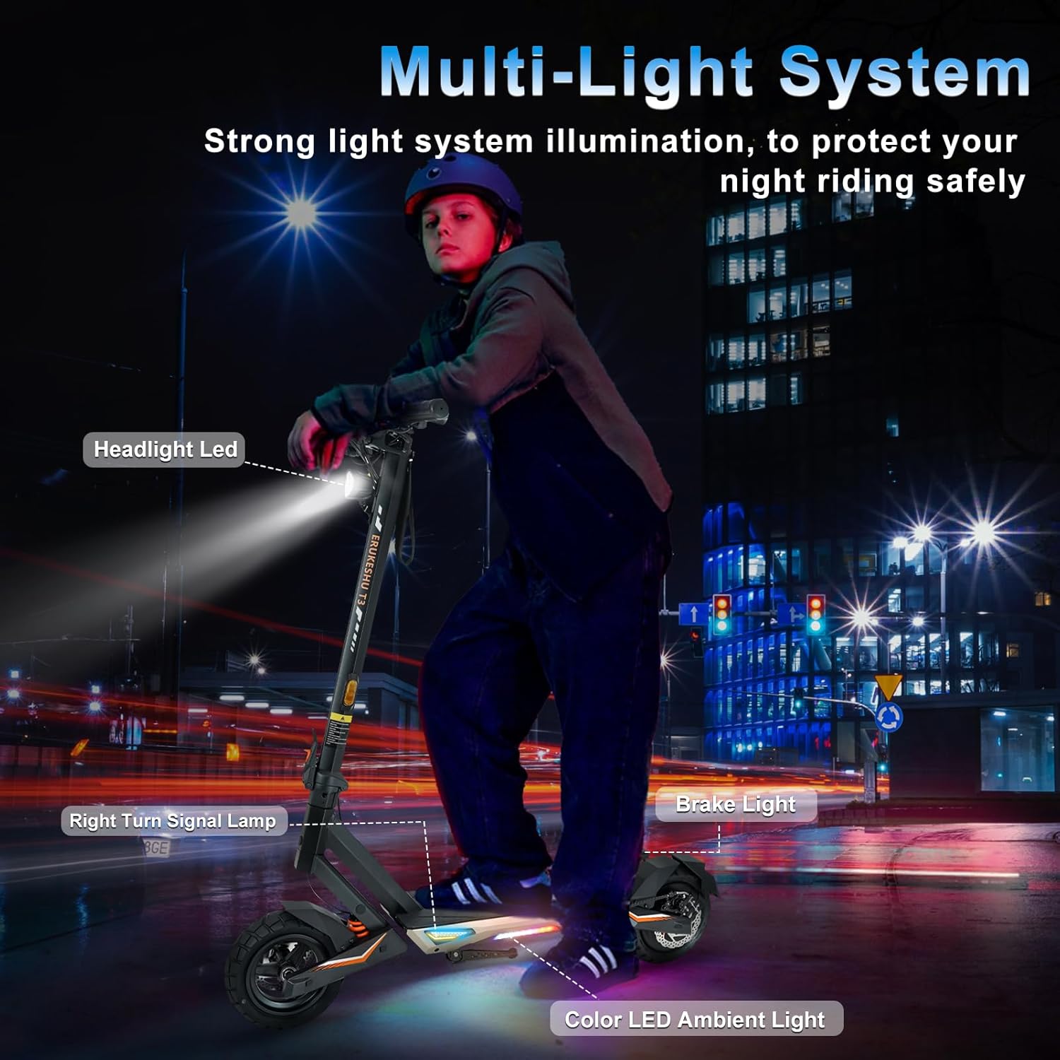 Electric Scooter for Adults, 5600W/1500W/1200W/800W Motor Fast Electric Scooter, 46/40/35 MPH Top Speed, 27Ah/20.8Ah/15.6Ah Battery, 10/11