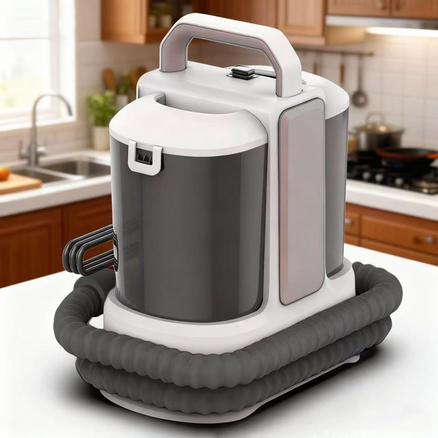 CHEEMHOM Portable Carpet, Upholstery & Area Rug Cleaner,Deep Cleaning for Rugs, Couch, Car Interiors Stains, Pet & Family Friendly,Grey