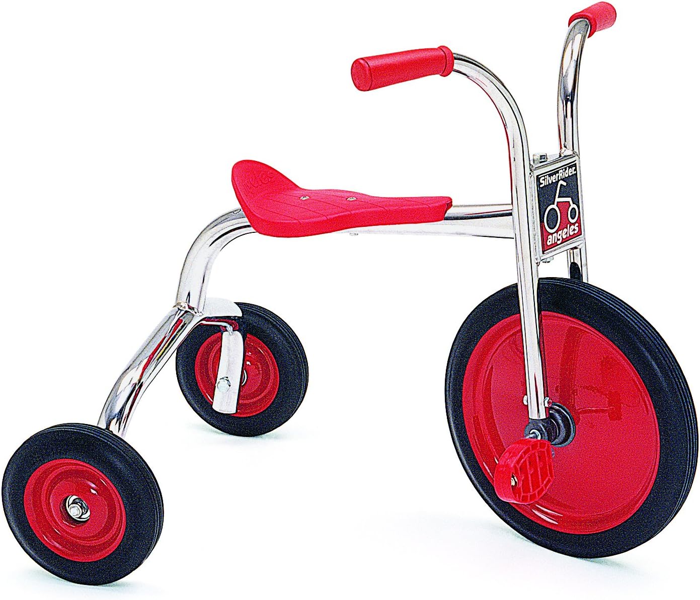 Angeles SilverRider Kids Tricycle, Toddler Tricycle with Solid Airless Rubber Tires, Kids Bike for Preschools and Daycare, Ages 4+, 16.5