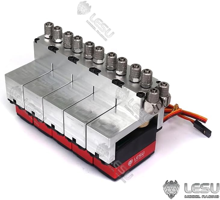 TOUCAN RC HOBBY LESU 5CH Reversing Valve Servo for 1/14 RC Hydraulic Truck Loader Excavator