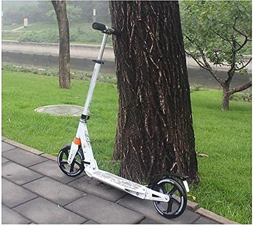 Scooters Kick Scooter for Adults Kids Unisex Adult Kick Scooters with 2 Big Wheels Easy Folding Height Adjustable Commuter Scooters Birthday Gifts for Women/Men/Teens/Kids Non-Electric