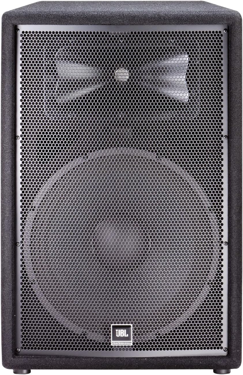 JBL Professional JRX215 Portable, Passive 2-way Sound Reinforcement, DJ, Pro Audio PA Speaker, Loudspeaker System, 15 inch, Black