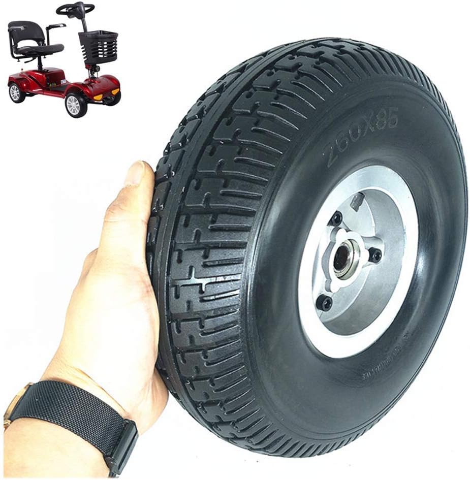 10-Inch Solid Tire Explosion-Proof Wheels 4.10/3.50-4 Non-Slip Wear-Resistant Puncture-Resistant Tires Suitable For Elderly Scooters/Tricycles,Wearable,
