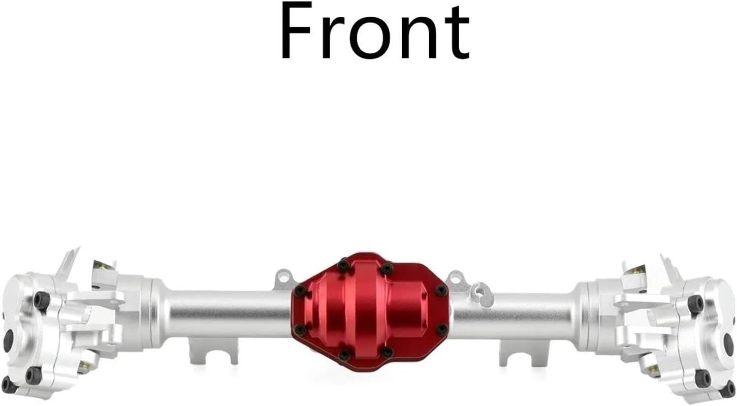 RC Car Parts for YiKong for YK4082 YK4083 for Absima for Yucatan CR1.8 Metal Front and Rear Portal Axle Housing Gear Cover 1/8 RC Crawler Modified Parts(1Set)