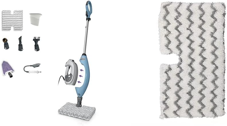 Shark Lift-Away 5-in-1 Steam Mop with Detachable Handheld Steam Cleaner + 2 Mop Pads, for Whole Home Cleaning including Sealed Hard Floors, Kitchens, Bathrooms, Upholstery, Cars, Grout & more