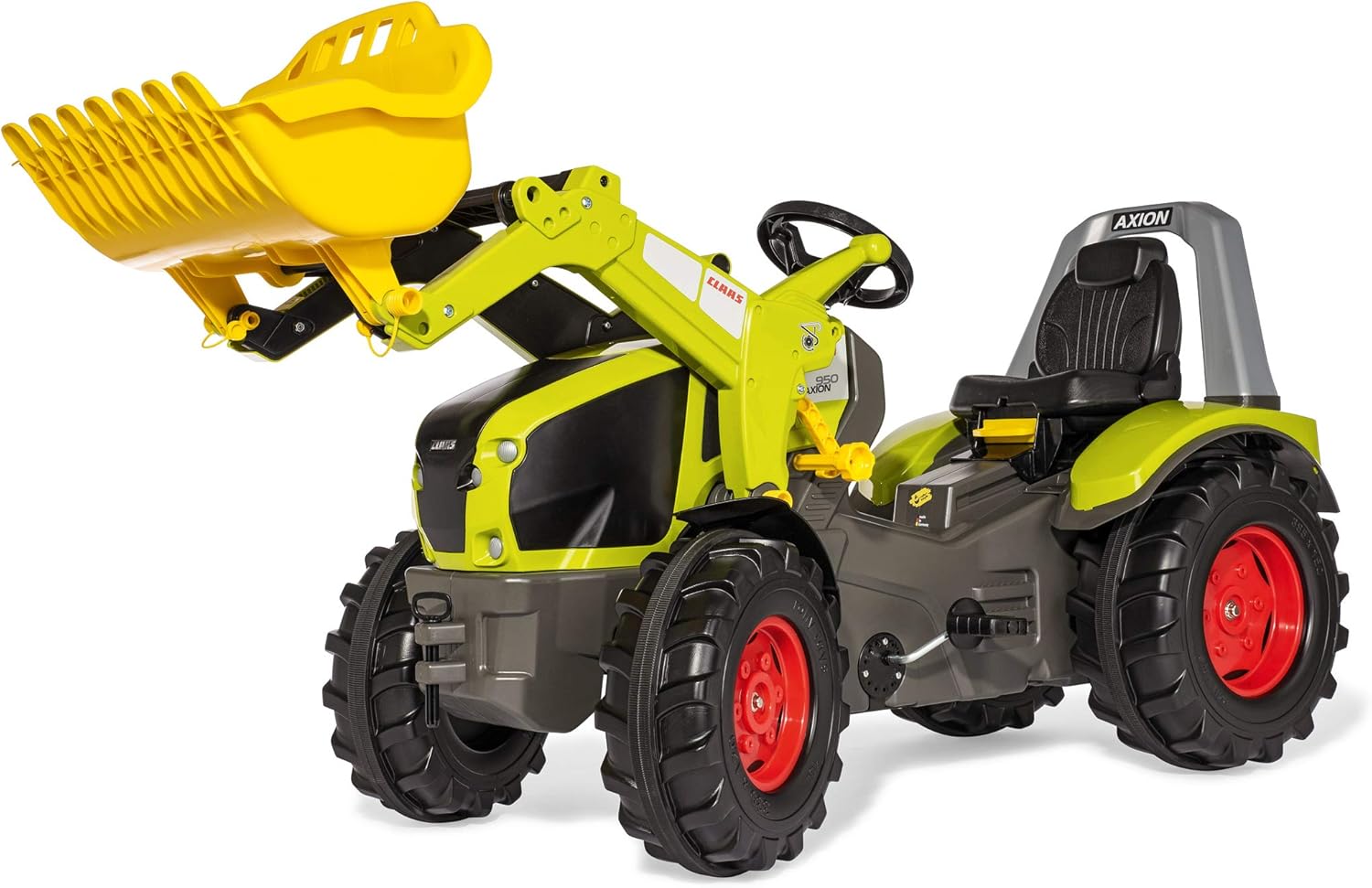 Rolly Toys 65/109/2 Claas RollyToys RollyX-Trac Premium Axion 950 Children's Pedal Tractor (for Children from 3-10 Years, Whisper Tyres) 651092, Green