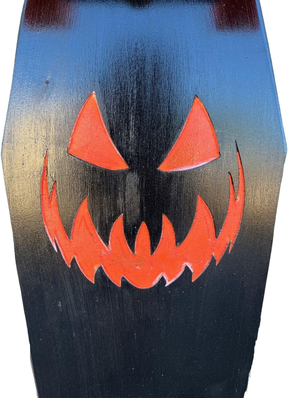 Coffin Midnight Jack-O Skateboard | Longboard | 42x12 | Coffin Croozer
