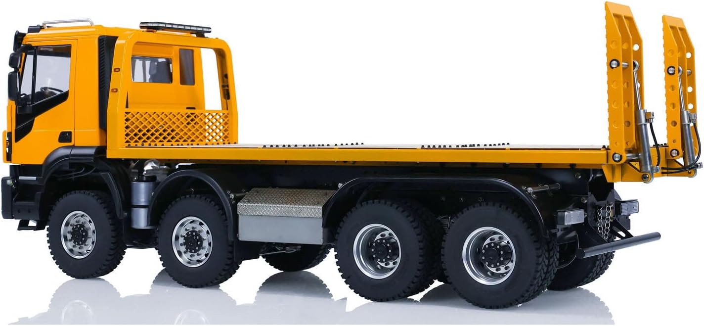 TOUCAN RC HOBBY 1/14 8X8 RC Hydraulic Wrecker Truck 2Speed Remote Control Road Rescue Vehicle CNC Axle Differential Locks Light System Battery