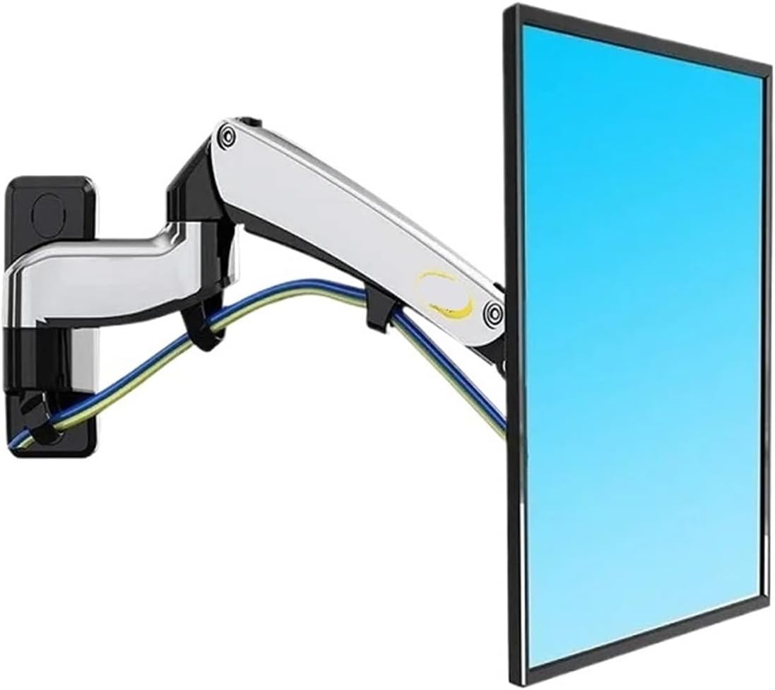 F300 F500 Full Motion Monitor Arm Wall Mount TV Bracket with Adjustable Gas Spring for 24
