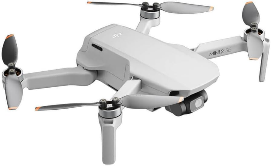DJI Mini 2 SE, Lightweight Mini Drone with QHD Video, 10km Max Video Transmission, 31-Min Flight Time, Under 249 g, Auto Return to Home, 3-Axis Gimbal Drone with Camera for Beginners
