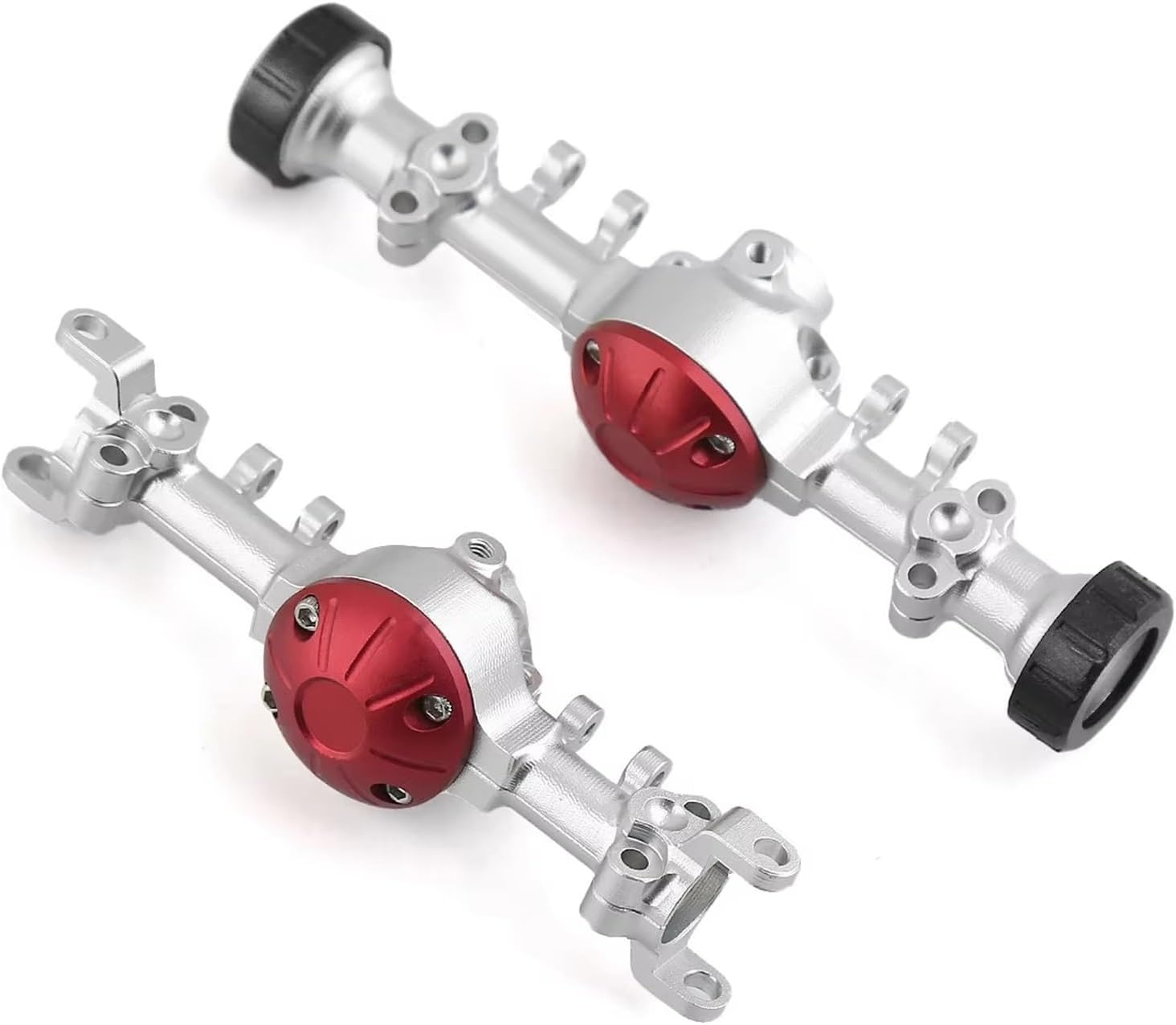 RC Spare Part Compatible with Axial for SCX10 for RGT 86100 for MINI-Z 1/10 RC Crawler Truck Upgrade Parts Front and Rear Portal Axle Housing