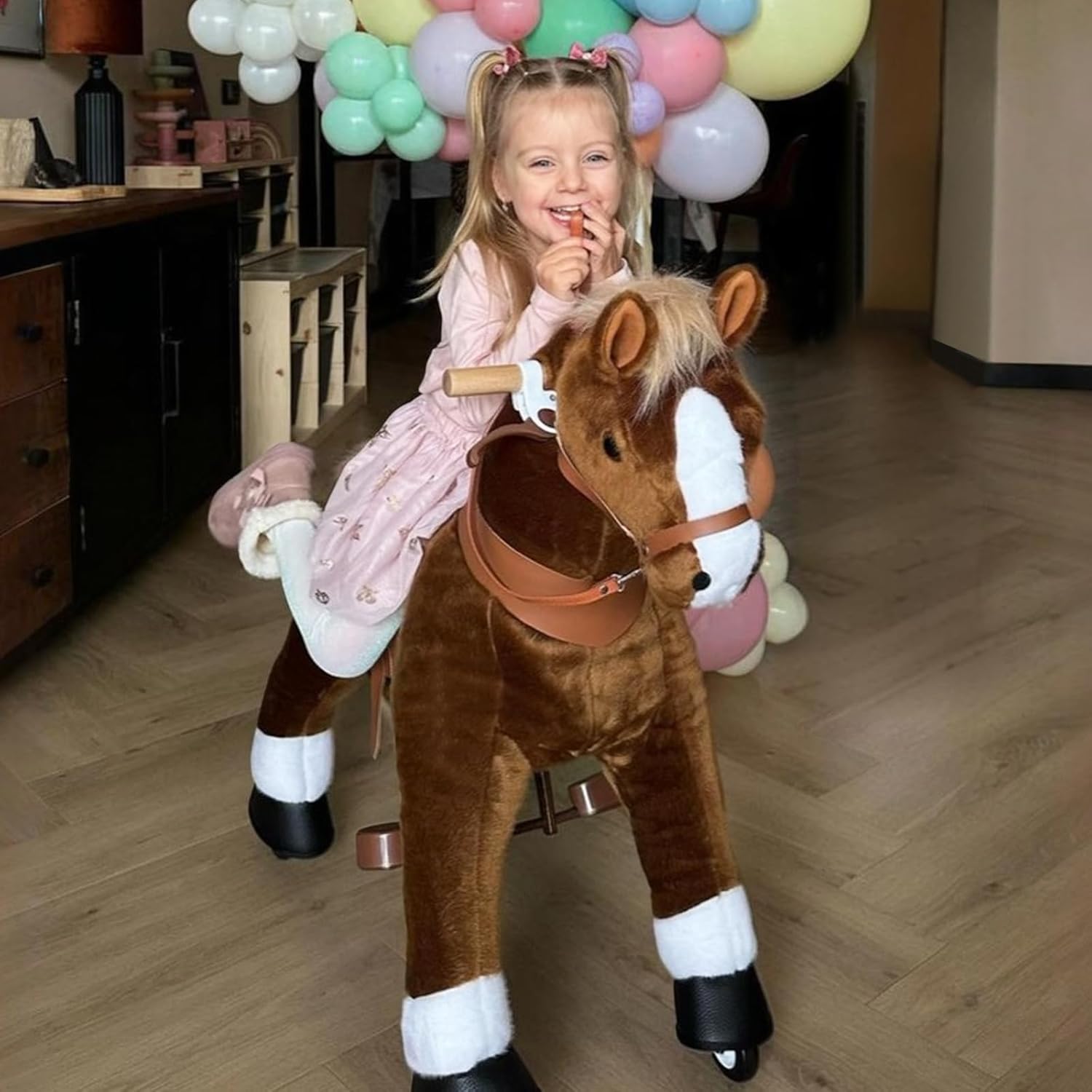 PonyCycle Ride on Horse Pony Kids Ride on Toys Classic Model U (with Brake/ 36