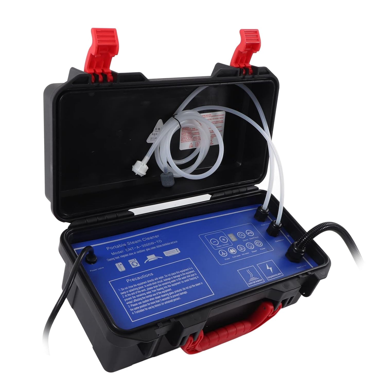 High Pressure Steam Cleaner Easy 300-350KPa 4ft Inlet House Wide Application Furniture Steam Cleaning Machine (1700W US Plug 110V)