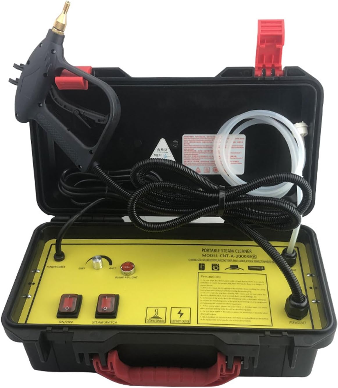 BDJSN High Pressure Steam Cleaner, 1700W/110V Steam Cleaning Kit, Portable Home Appliance Cleaning Tools, 115℃ High Temperature Cleaning Spray Gun for Ceramic Tiles, Range Hoods, Cars