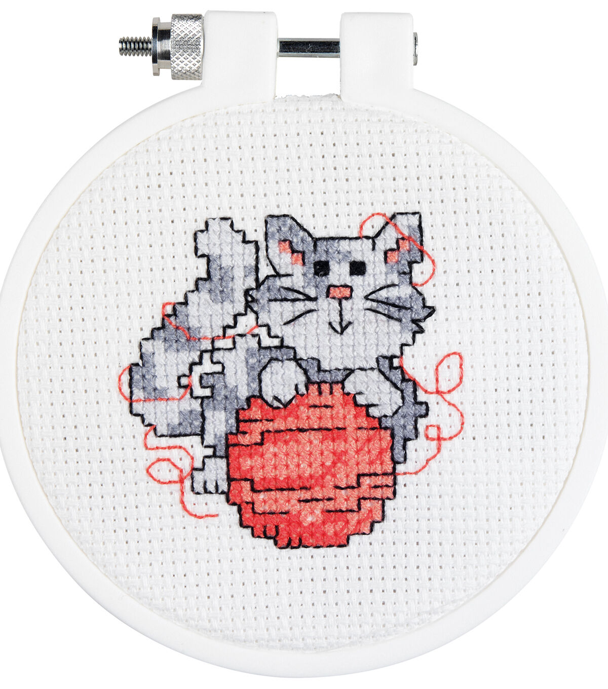 Janlynn 3 Kitten Round Counted Cross Stitch Kit