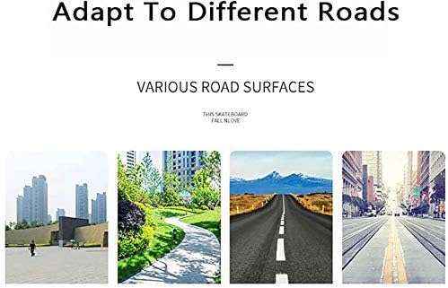 Lamp Post Lights Outdoor,Garden Light Mini Cruiser Skateboard, Split Double Drift Board, Street Drift Skates, Freeline Skates, with 75Mm PU Wheels/ABEC-7 Bearings, for Kids/Teens/Adults