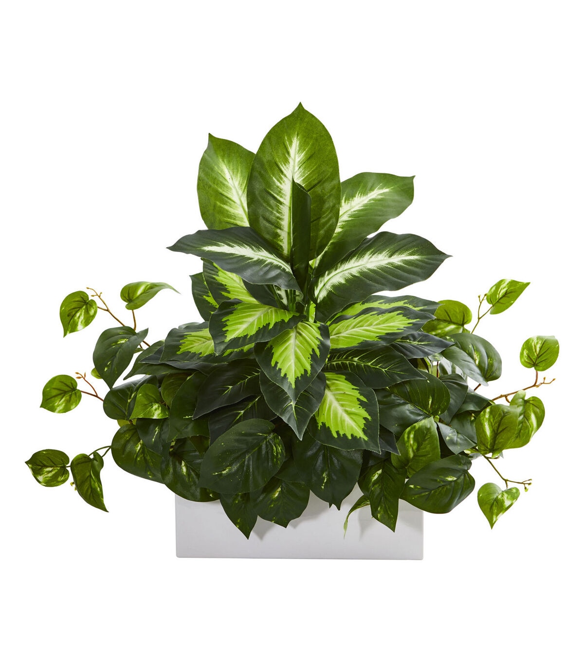 Nearly Natural 21 Golden Dieffenbachia & Pothos Artificial Plant