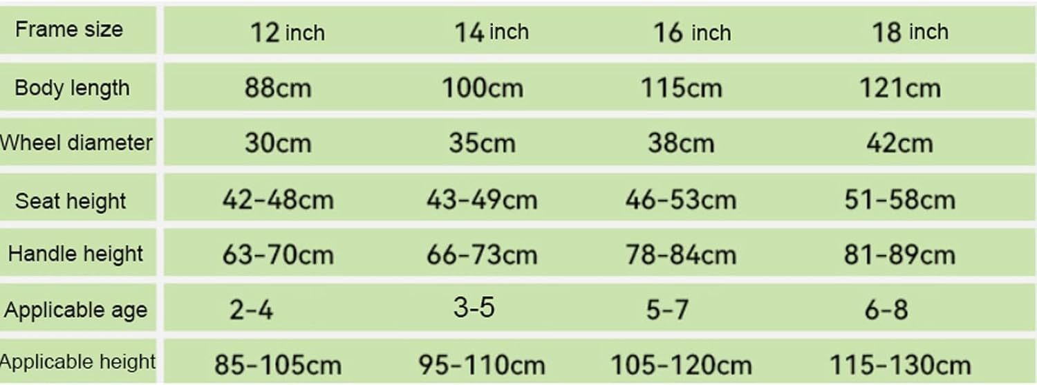 Wiggle cart Bike with Basket for 2-12 Years Bicycle with Training Wheels Pedal Bicycle(Green1,18inch)