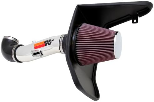 K&N 12-15 Chevy Camaro 3.6L V6 Typhoon Cold Air Intake Kit + Filter Polished 69-4523TP 13