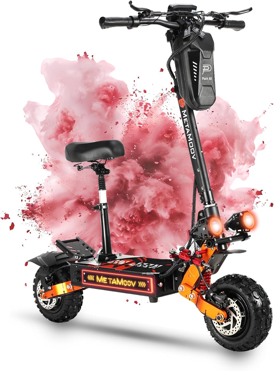 ZO01 Plus Electric Scooter Adults, 6000W Dual Motors Up to 55 MPH, 60 Miles Long Range 60V 35AH, 11