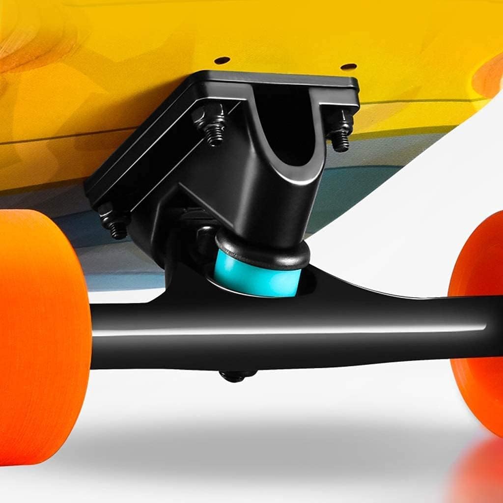 Four-Wheel Skateboard Road Skills Maple Four-Wheel Skateboard Street Professional Street Brushing Double top boy Dance Board Suitable for Adults and Teenagers