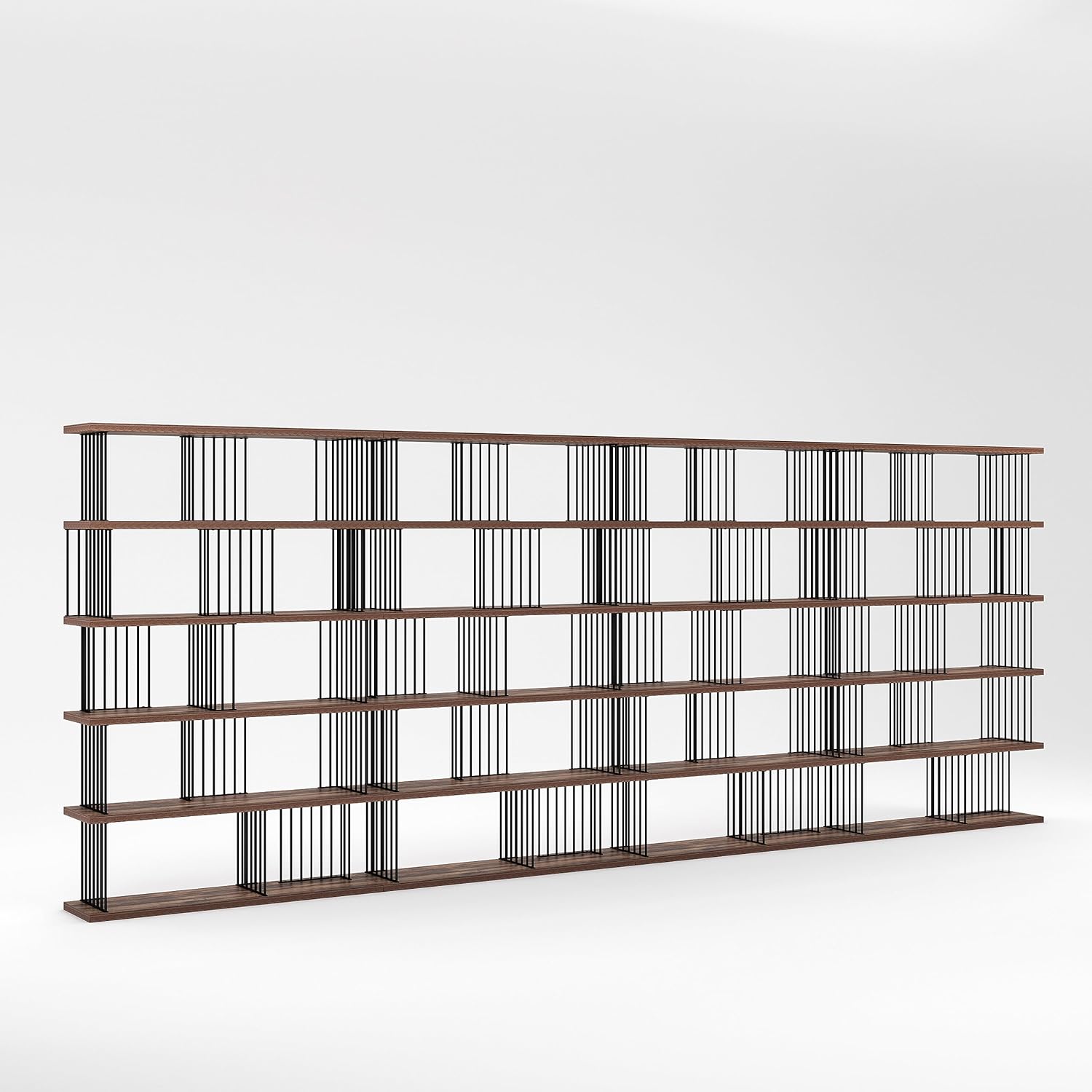 DAVEE Room Division Antique Walnut Bookcase up to 189