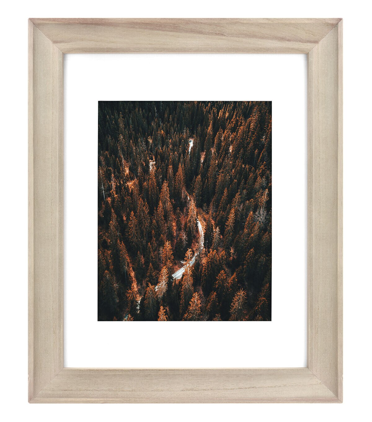 11 x 14 Matted to 8 x 10 Burnt Pine Table Frame by Hudson 43