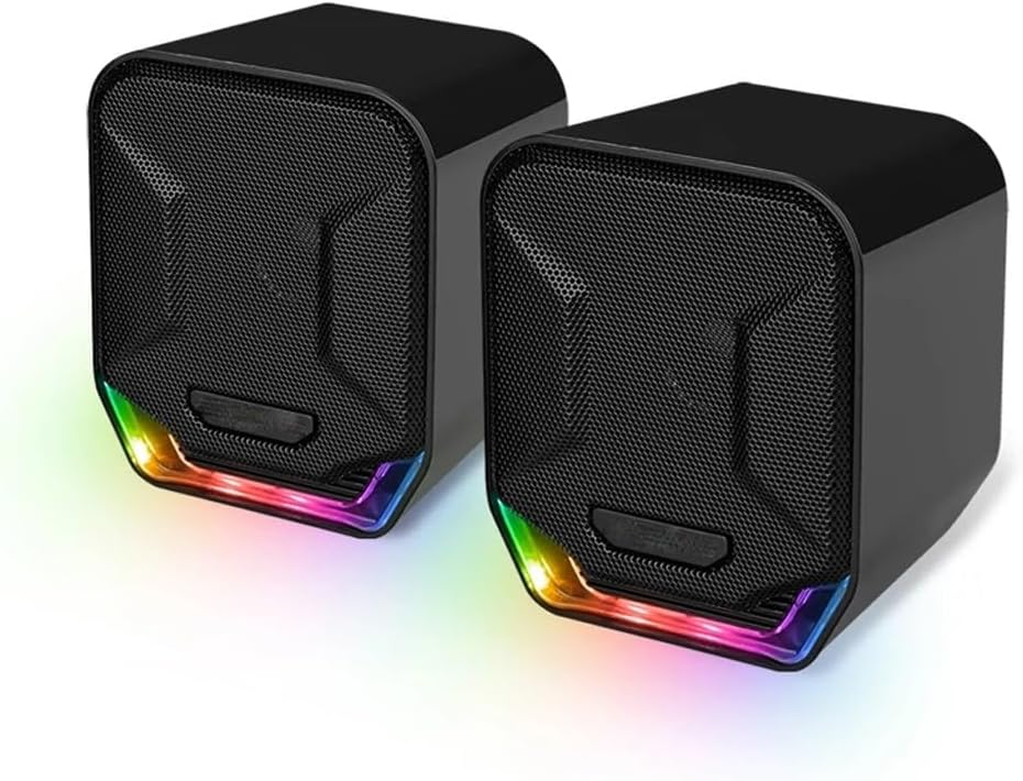 Computer Speaker 3.5MM Plug Stereo Surround Wired for Desktop PC Laptop TV Box Gamer