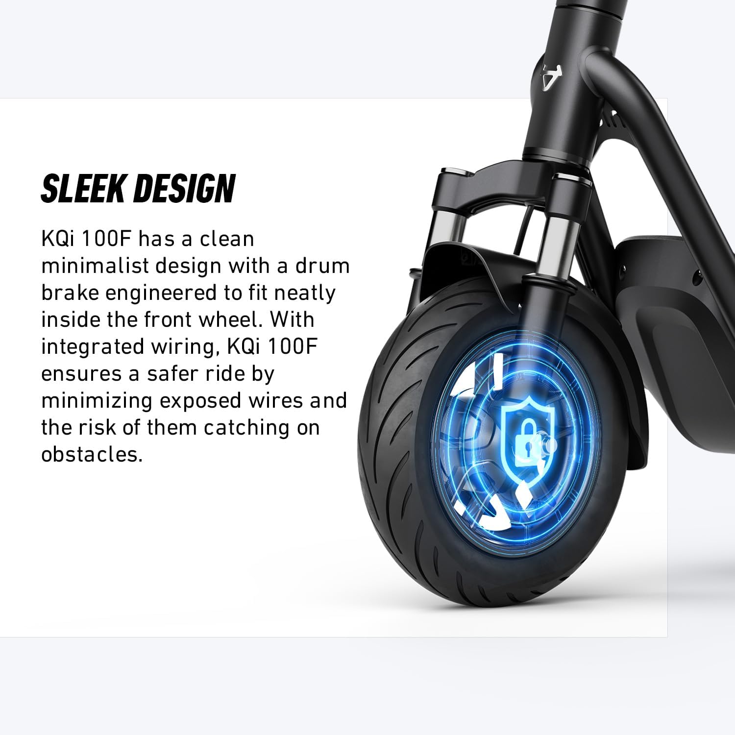 NIU Electric Scooter for Adult - KQi 100 200 Series E Scooter w/Suspension, 600-700W Peak Power, 18-33 Max Miles, Top 17.4-20 MPH, Portable Commuting Escooter, Folding Handlebars(Only K100F & K200F)