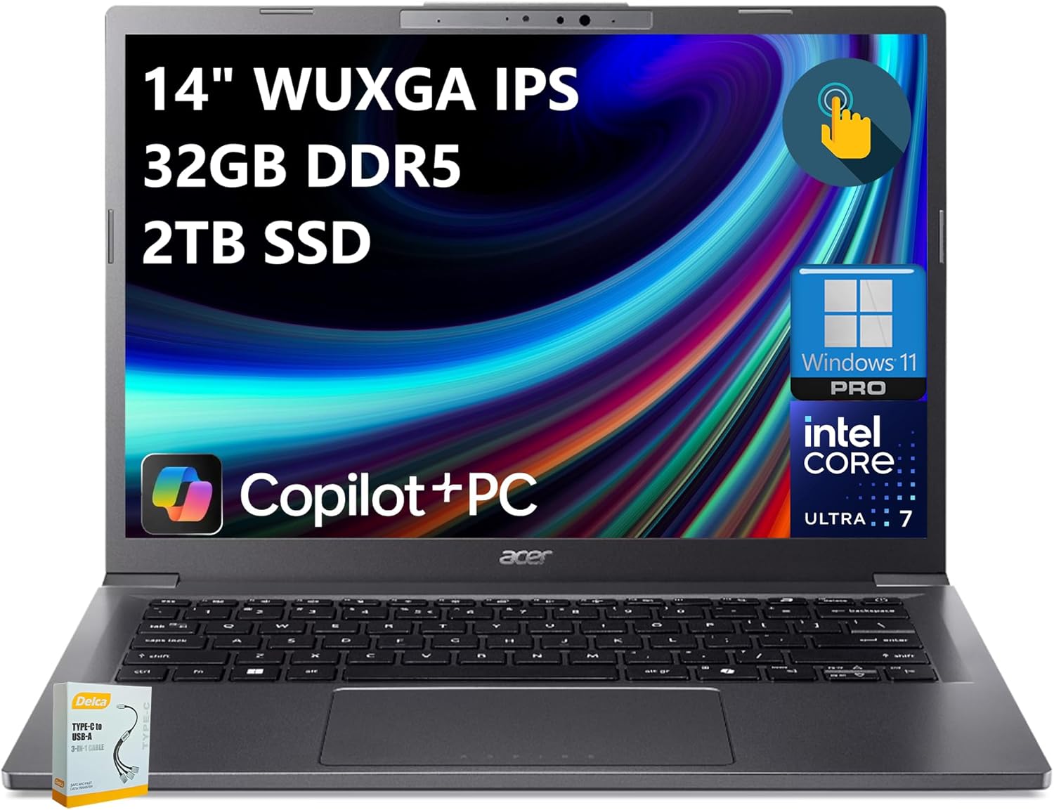 acer Aspire 14 AI Copilot+ PC Laptop | 14