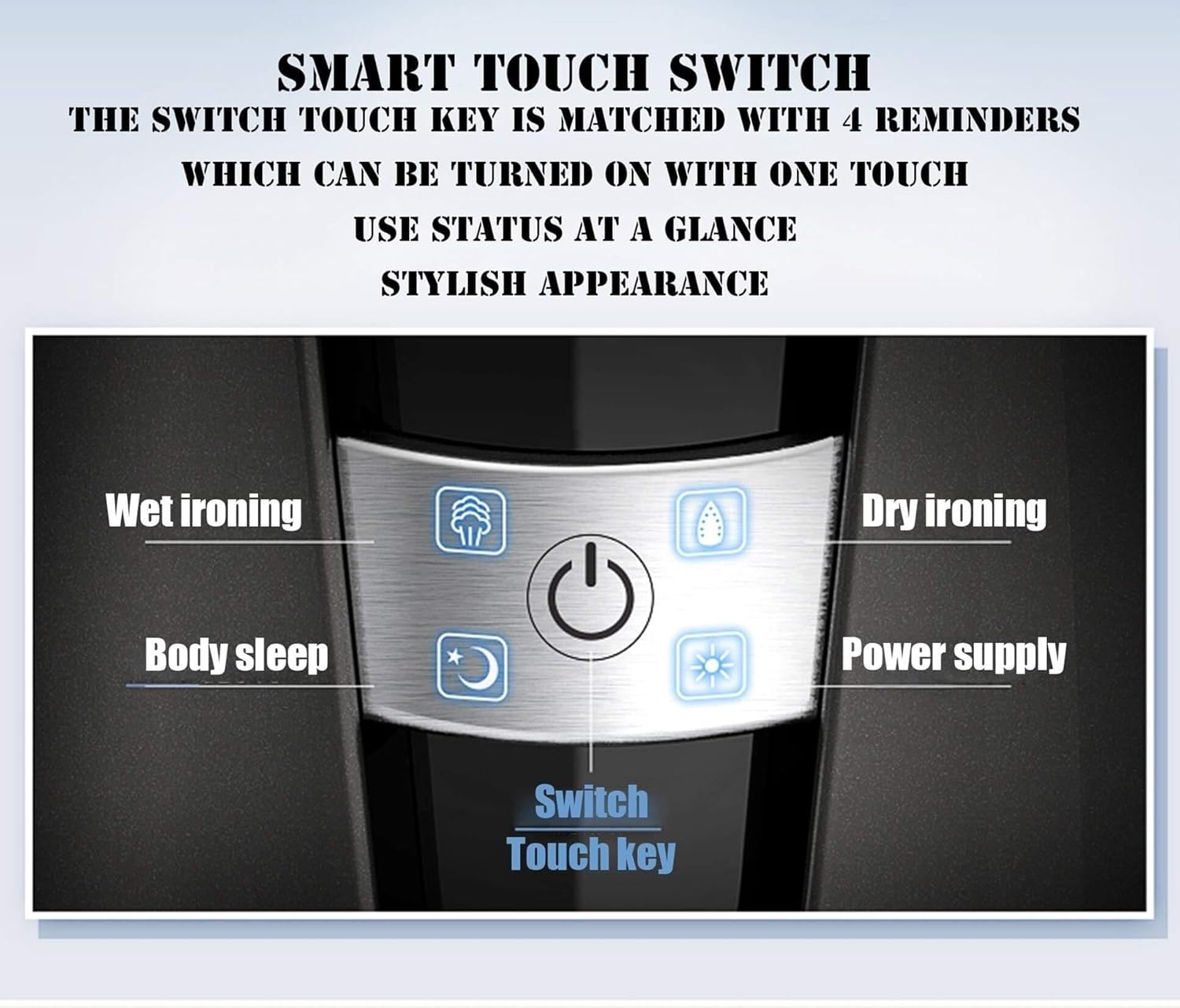 Garment Steamer - Iron Professional Clothes Steamer with Vertical Steaming Household Small Iron Handheld Dual-Bar Ironing with Lengthened Ironing Board