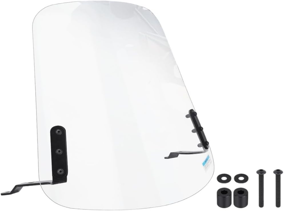 Powersports Replacement Parts Scooter Windshield Windscreen w/Hardware For Yamaha Zuma 125 YW125 2009-2021 Mod-R77O-2387