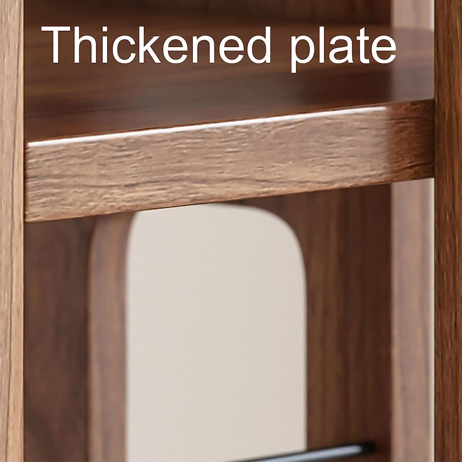 SAAKO Premium Bookshelf 4 Tiers 360° Rotating Bookshelf Creative and Unique Bookcase Living Room Bedroom Home Office Rack Bookcase