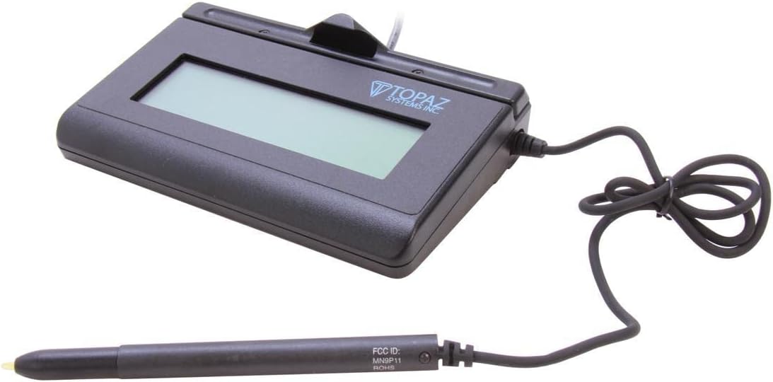 T-LBK462-BSB-R SignatureGem LCD 1x5 Electronic USB Signature pad (Renewed)