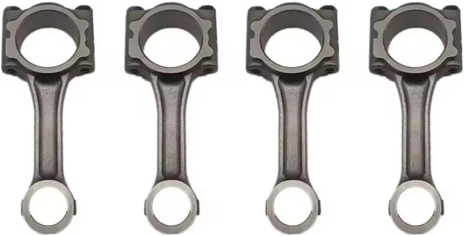 4pcs Connecting Rod 6151-31-3101 6151313101 Compatible For Komatsu PC400 PW400MH S6D125 SA6D125E SAA6D125E-3 Engine