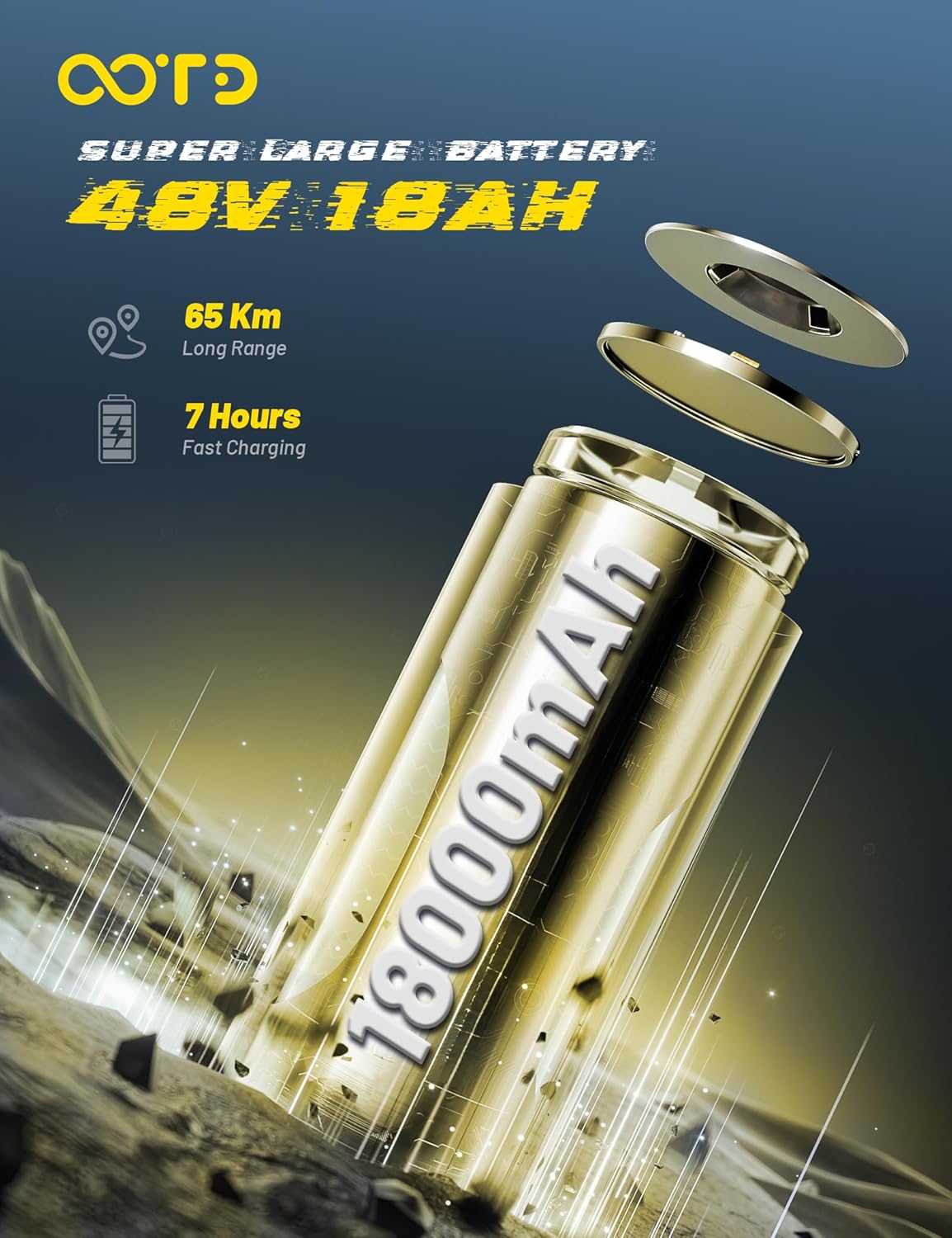 T10 Electric Scooter for Adults, 48V 18AH Battery Up to 37 Miles Long Range & 900W Motor, 31 MPH Max Speed, 11 Inch All-Terrain Tires Folding Commuter E Scooter with Dual Suspension & HD LCD Display