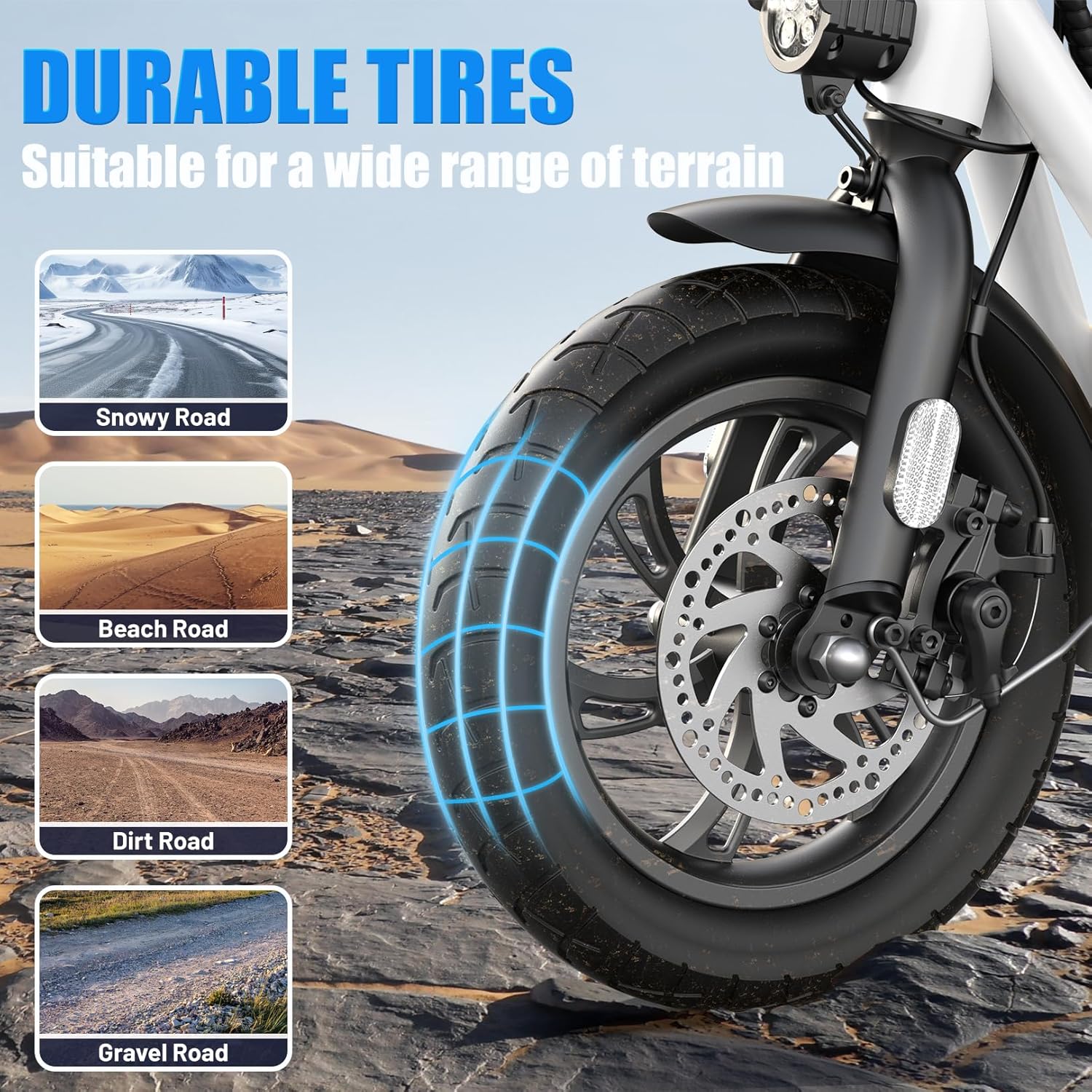 Caroma Peak 800W/1200W Electric Scooter with Seat 12