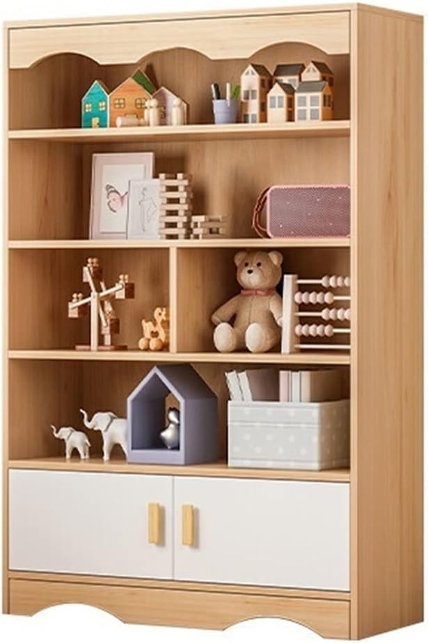 TBUDAR Bookcase Shelf Bookshelf Floor-to-Ceiling Simple Bedroom Bookshelf Storage Rack Storage Small Cabinet Home Living Room Student Storage Multi-Layer Simple Bookshelf Multifunctional Storage Rack