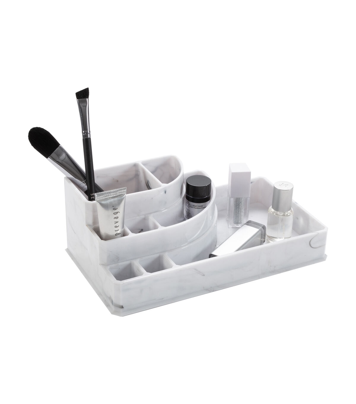 Simplify 9 Marble 8 Section Cosmetic & Jewelry Holder