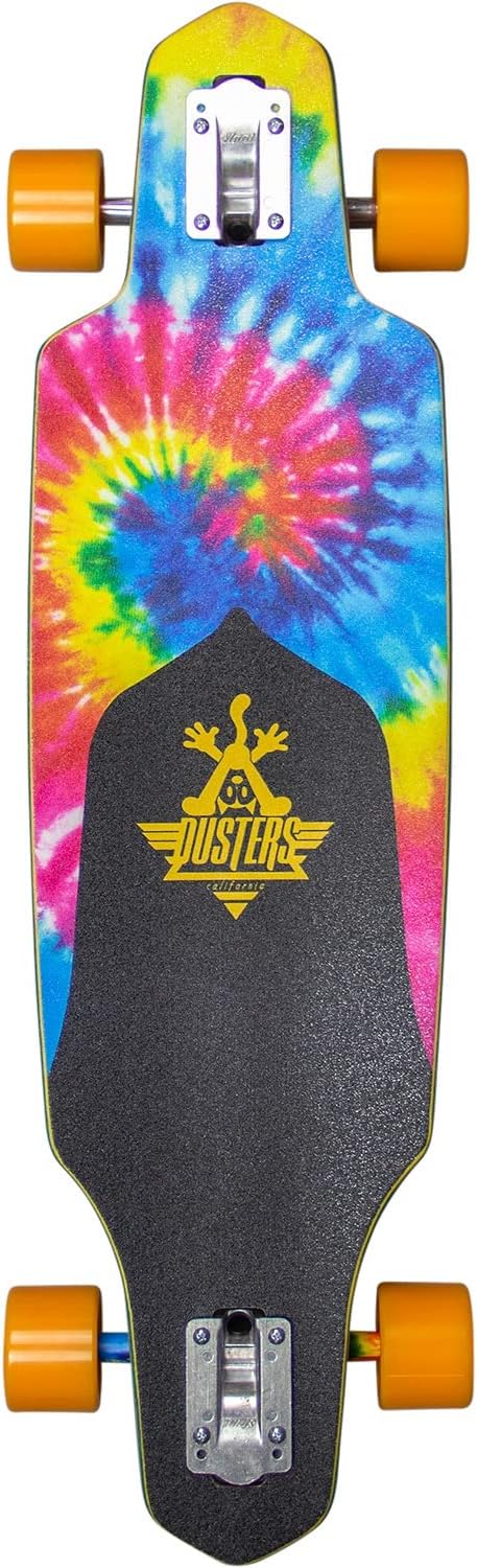 Dusters California Skateboards Channel Felix Tie Dye Longboard Complete Skateboard - 9.125