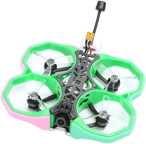 Protek25 HD Compatible Cinewhoop Drone 114mm 25inch with Caddx Polar Vista Digital HD XING 1404 4600KV 4S and SucceX-D Whoop V3(Green PNP)