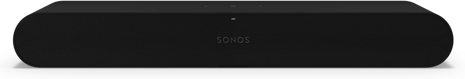 Sonos Ray - Compact Soundbar for TV and Music - Black